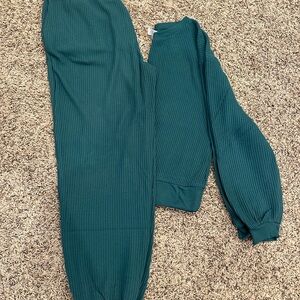 Women’s Waffle Knit Lounge Set